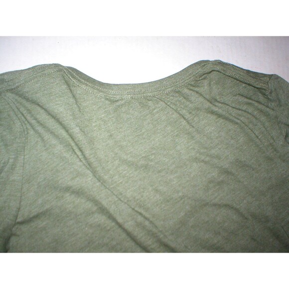 New Womens Threads 4 Thought Organic Cotton Long Top Tee Peace Army Green Small - Picture 5 of 5